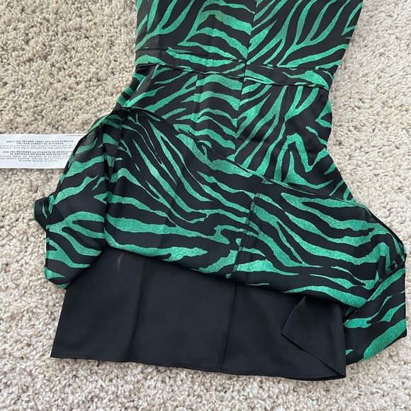 Dress the Population Brielle Zebra Print Mini Dress, Size XXS, NWT - Picture 6 of 11